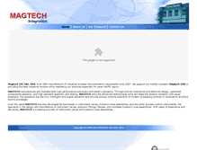 Tablet Screenshot of magtech.com.my
