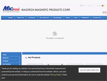 Tablet Screenshot of magtech.com.tw
